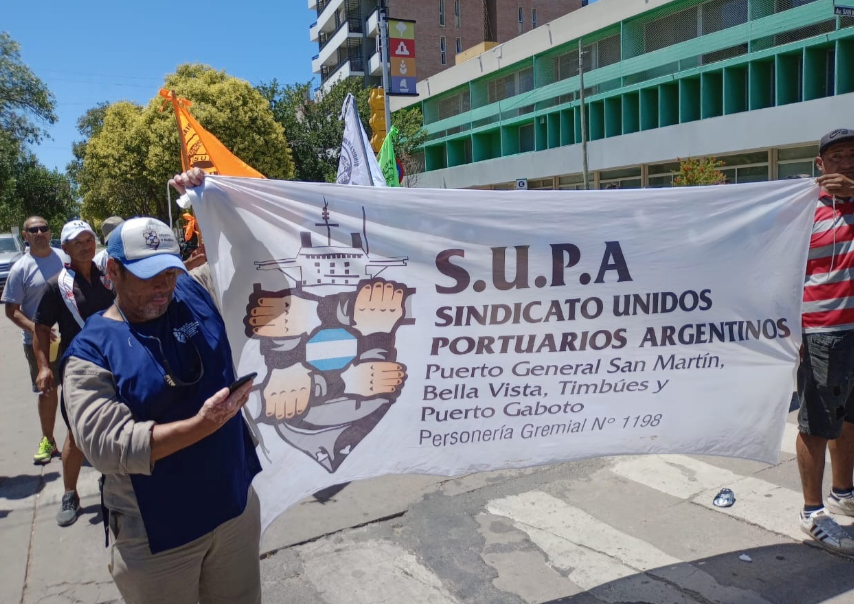 SUPA en la marcha de la CGT en San Lorenzo