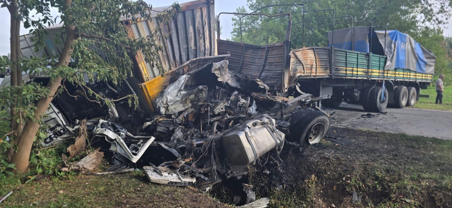 Murió el segundo camionero tras el choque frontal en la Ruta 33 a la ...